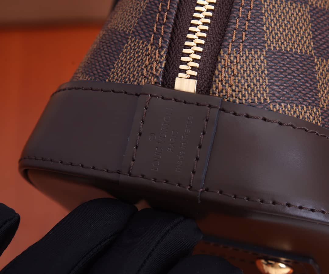 Louis Vuitton Alma BB Damier Ebene Canvas Replica Tote N41221