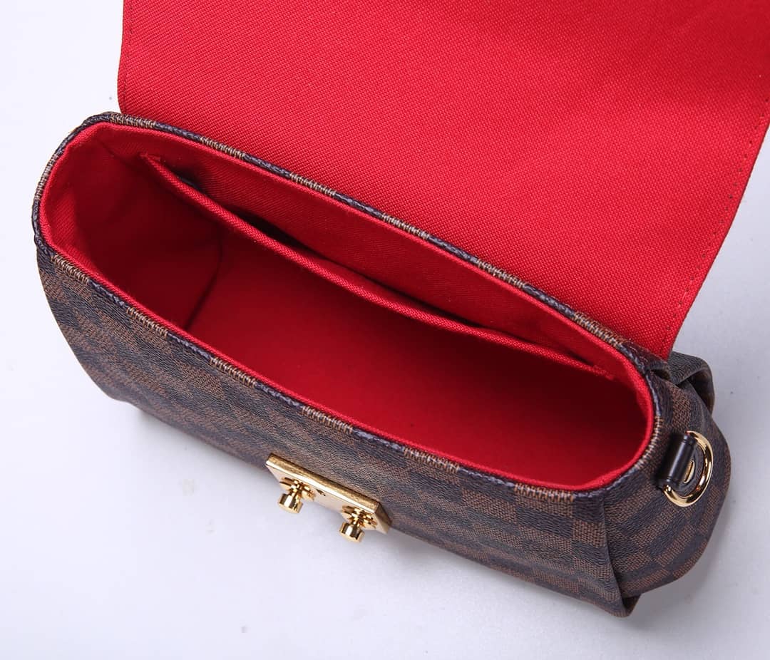 Louis Vuitton Damier Croisette Replica Shoulder Handbag Brown N41581