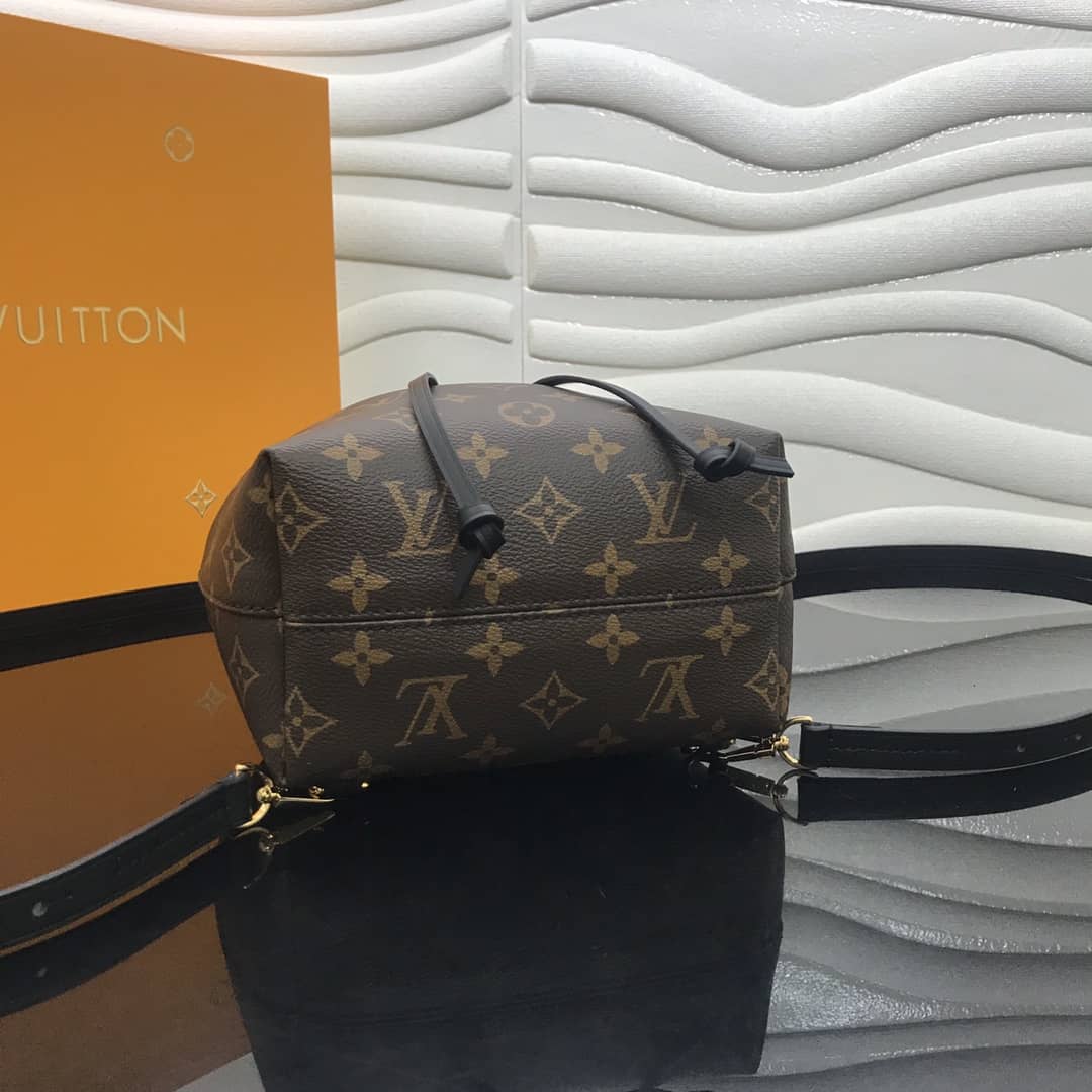 Louis Vuitton Montsouris BB Monogram Replica Backpack Black M45502