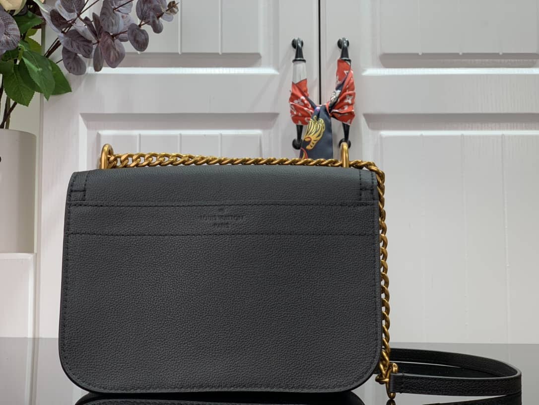 Louis Vuitton Lockme Chain PM Replica Handbag Black M57073