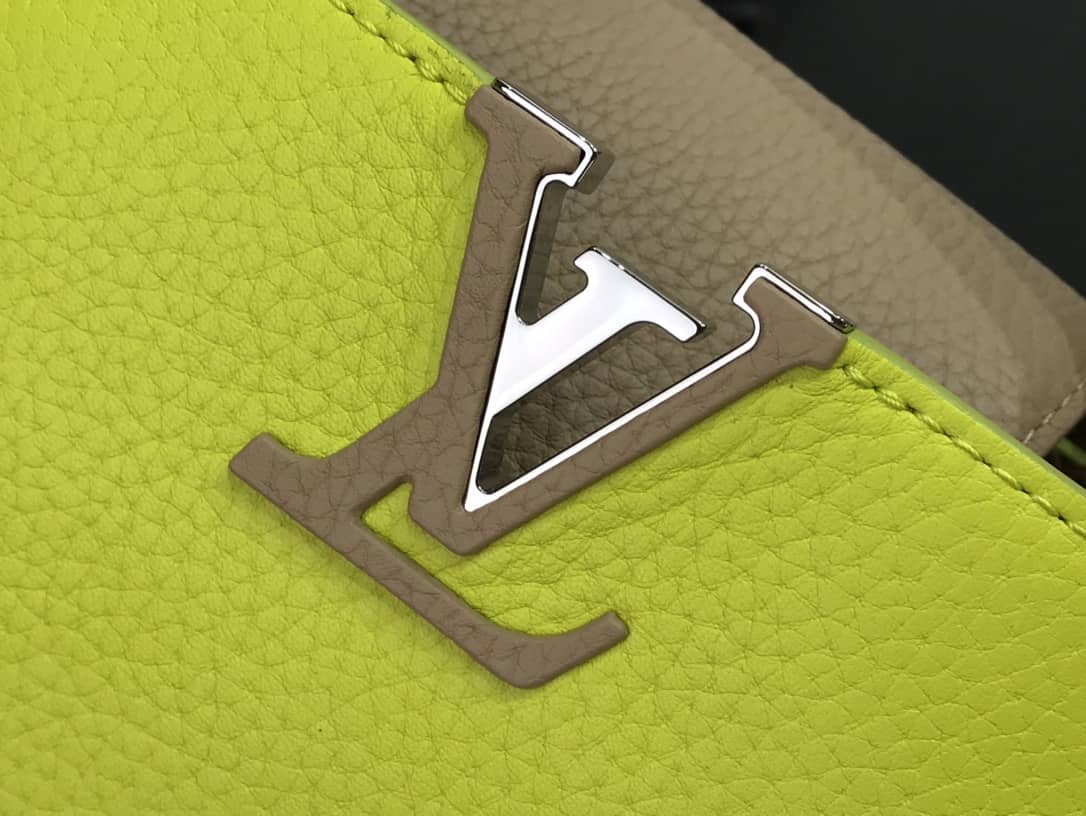 Louis Vuitton Capucines Mini Taurillon Leather Replica Bag Green M57520