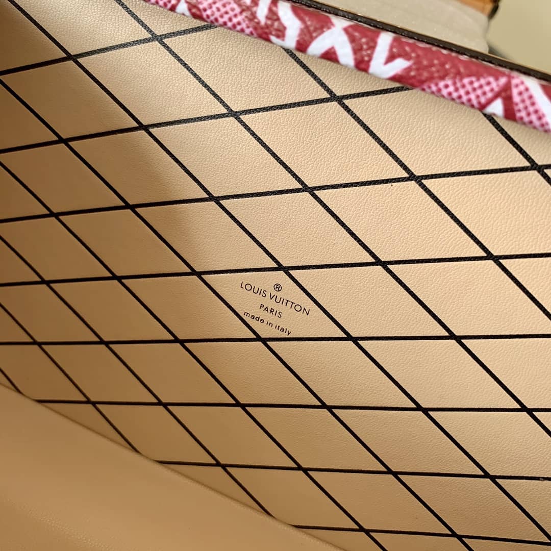 Louis Vuitton Since 1854 Petite Malle Replica Bag Red M57212