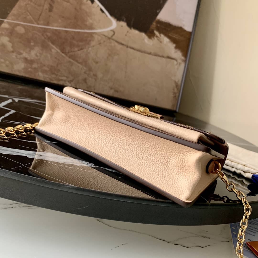 Best Replica Louis Vuitton Vavin Chain Wallet Damier Ebene Replica Bag N60237(ColaReps)