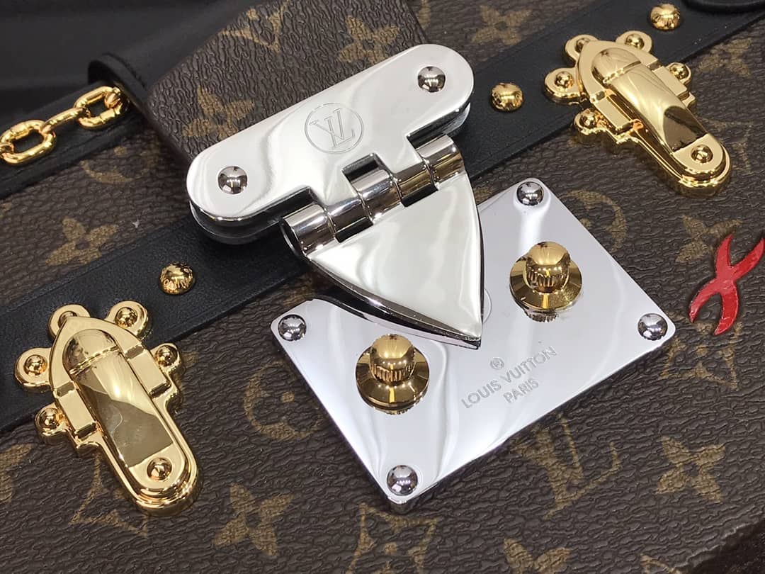 Louis Vuitton Petite Malle Monogram Canvas Replica Bag M45554