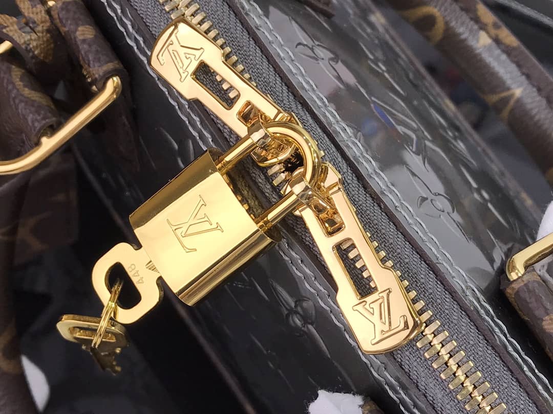 Best Replica Louis Vuitton Alma BB Vernis Leather Shoulder Bag Replica Green M44389(ColaReps)