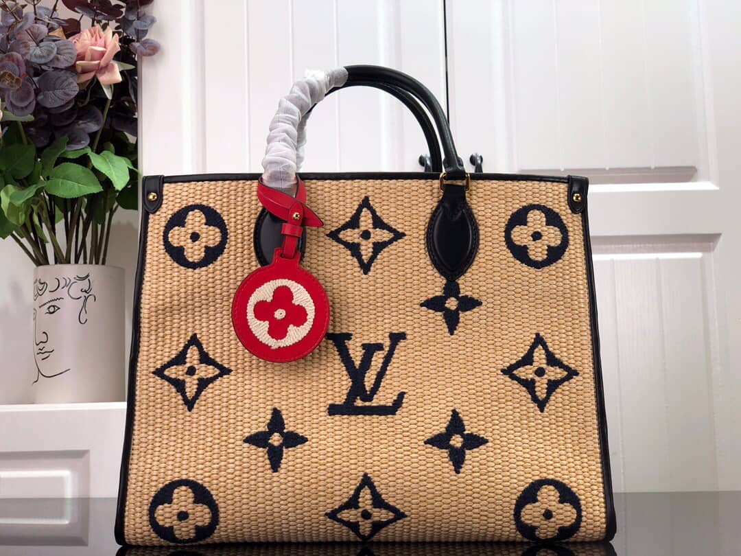 Louis Vuitton Monogram OnTheGo MM Bag Replica Yellow M57723