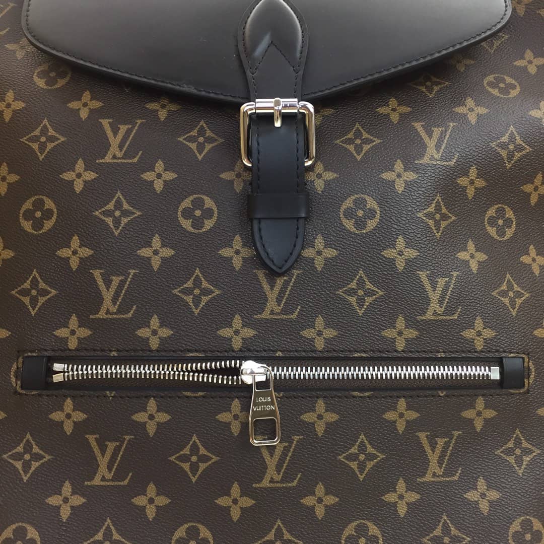 Louis Vuitton Palk Monogram Macassar Canvas Replica Backpack M40637
