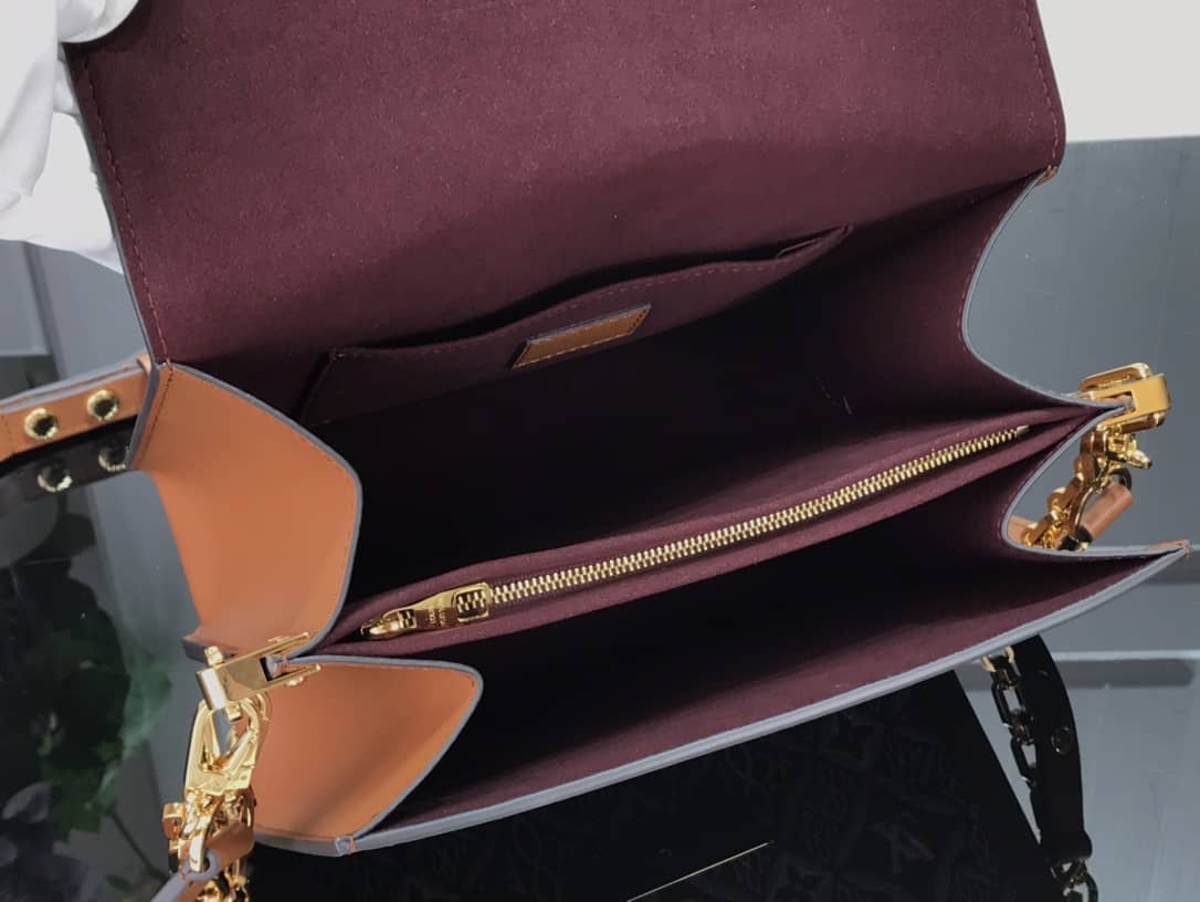 Louis Vuitton Since 1854 Dauphine Mini Replica Handbag Red M57172