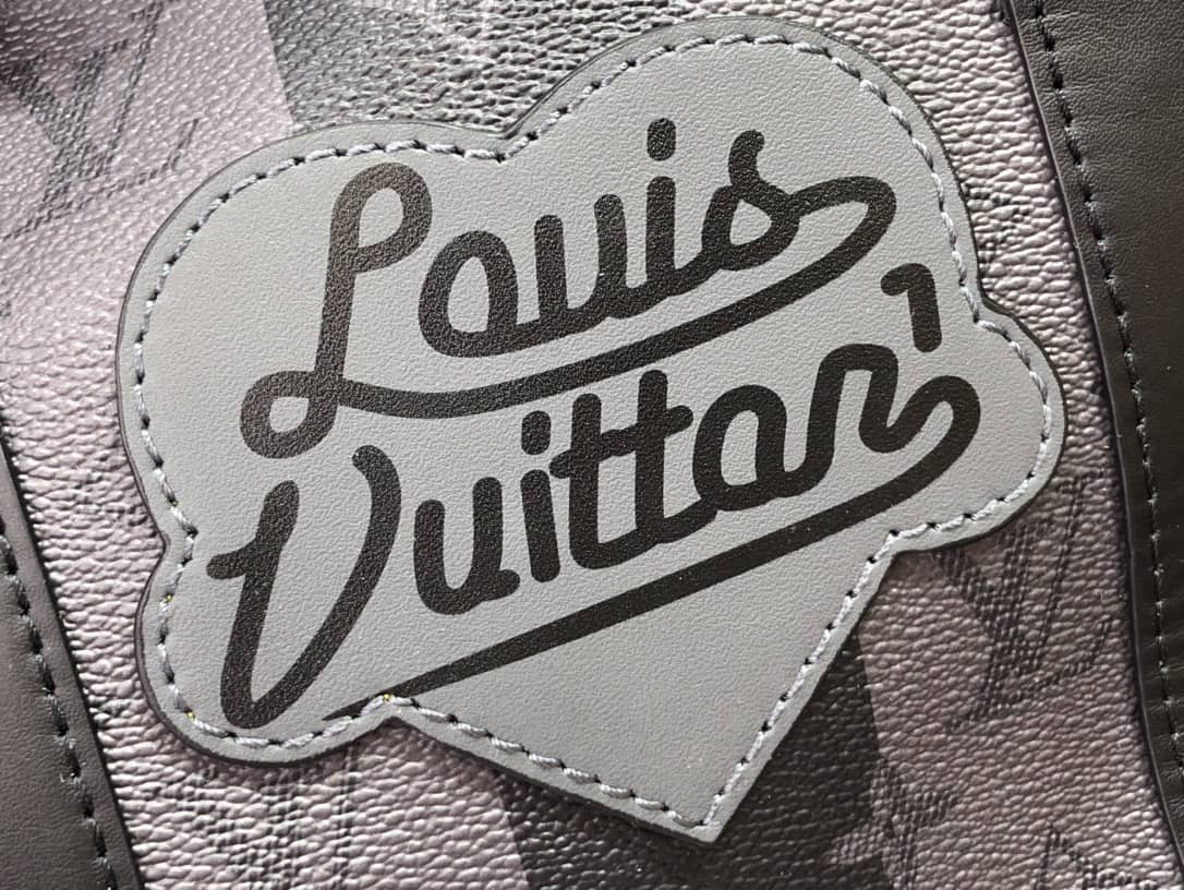 Louis Vuitton Keepall Bandouliere x Nigo Monogram Replica Stripes Gray M40567