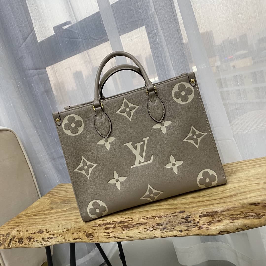 Louis Vuitton Empreinte OnTheGo MM Bag Replica Gray M45495