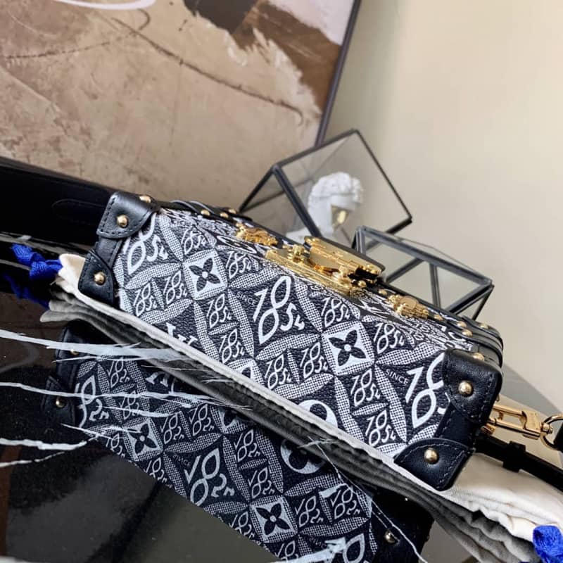 Louis Vuitton Since 1854 Petite Malle Replica Bag Black M57212