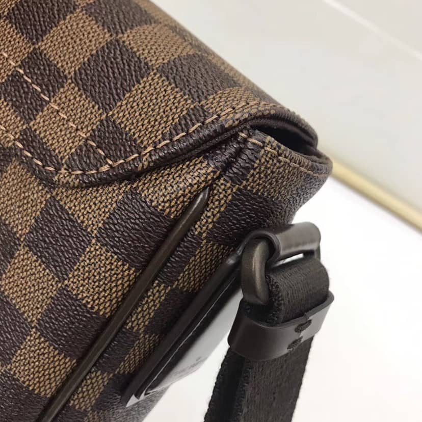 Louis Vuitton Damier Ebene Macassar Replica Shoulder Bag M41213