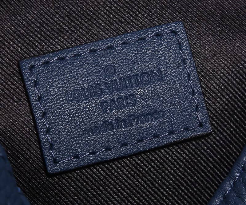 LV Backpack Replica Taurillon Leather Christopher XS Navy Blue M58494