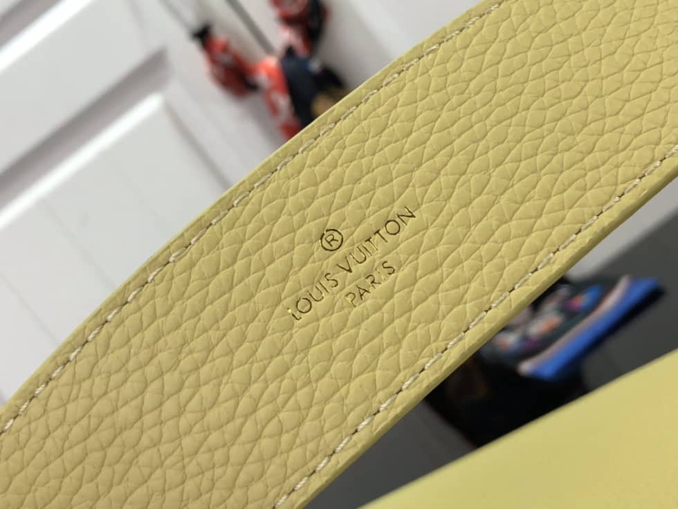 Louis Vuitton Capucines Mini Yellow M58586 Replica Shoulder Bag