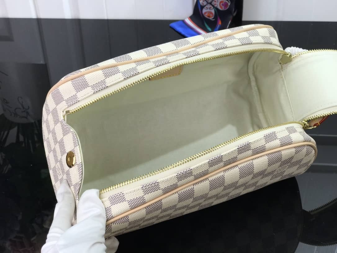 Louis Vuitton King Size Toiletry Bag Replica White M47528