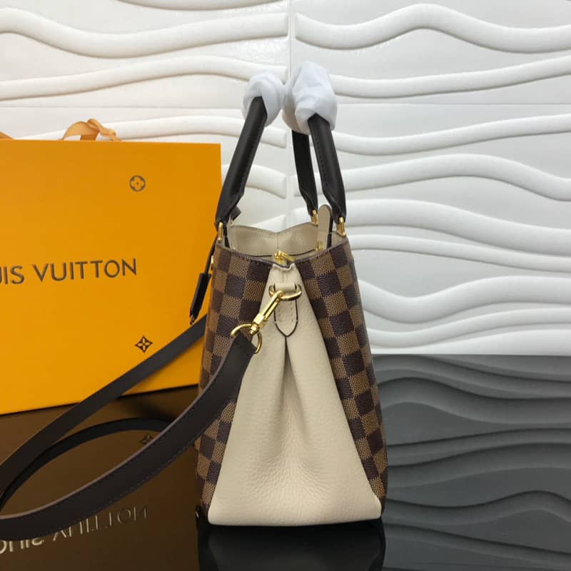 Louis Vuitton Damier Ebene Canvas Brittany Bag Replica Apricot M41674