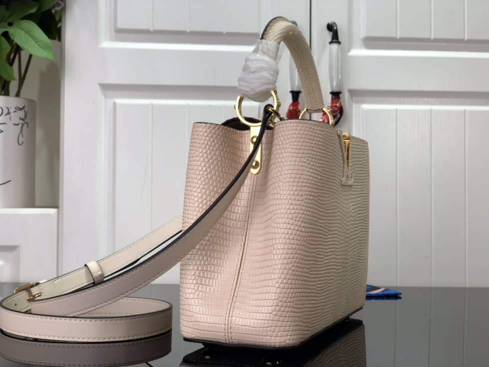 Louis Vuitton Capucines BB Collection Pink N98093 Replica Shoulder Bag