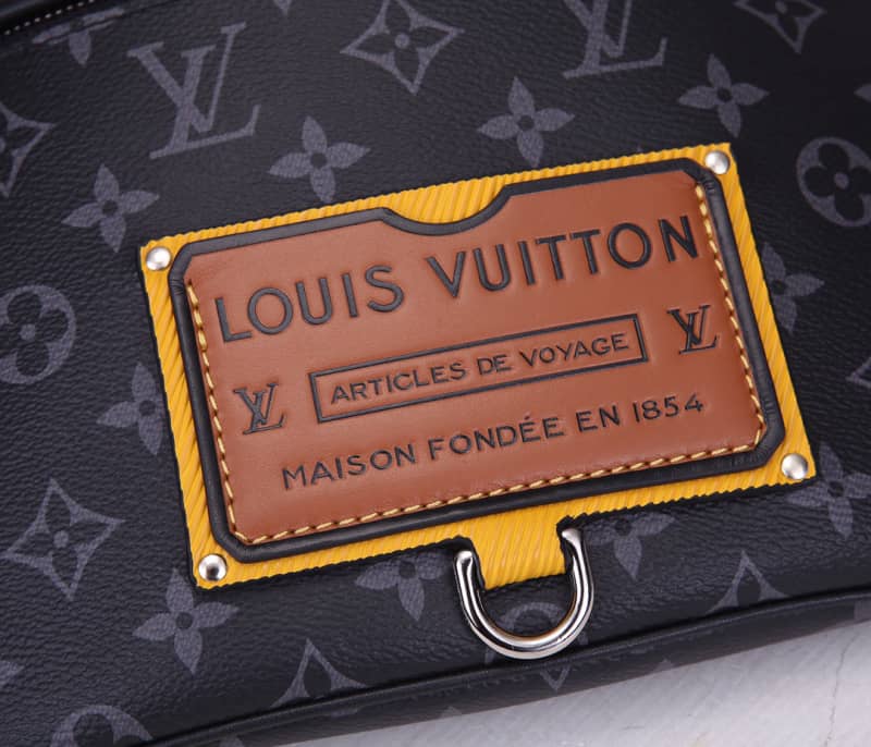 LV Bum Bag Dupe Monogram Eclipse Coated Canvas Discovery M45220