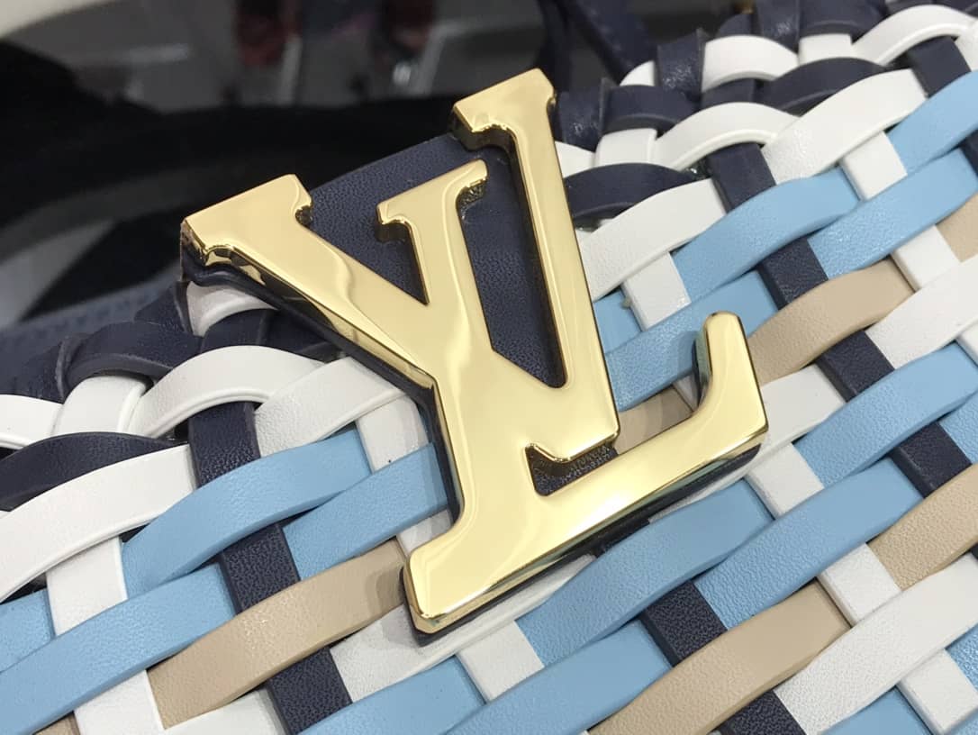 Louis Vuitton Capucines Taurillon Shoulder Bag Replica Blue M94519