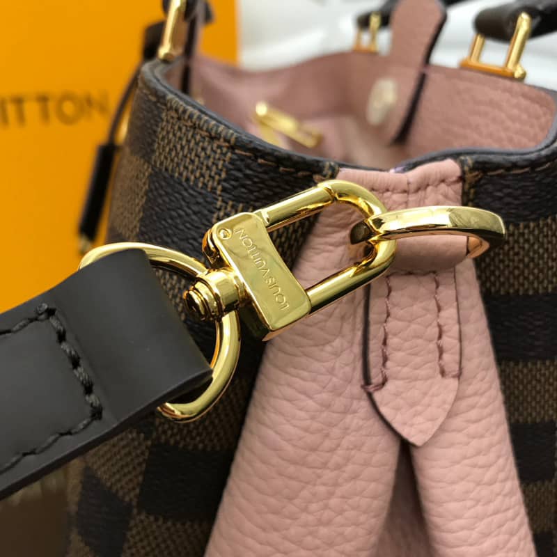 Louis Vuitton Damier Ebene Canvas Brittany Bag Replica Pink M41674