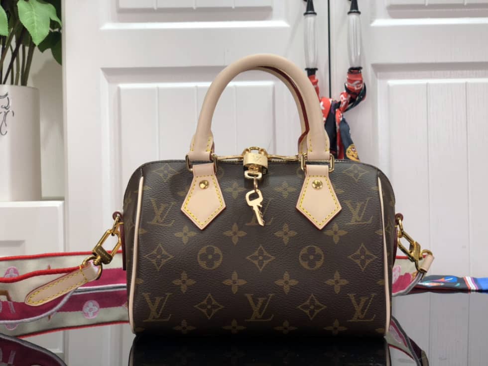 Louis Vuitton Speedy 20 Bandoulière Bag Monogram M45957 Replica Shoulder Bag