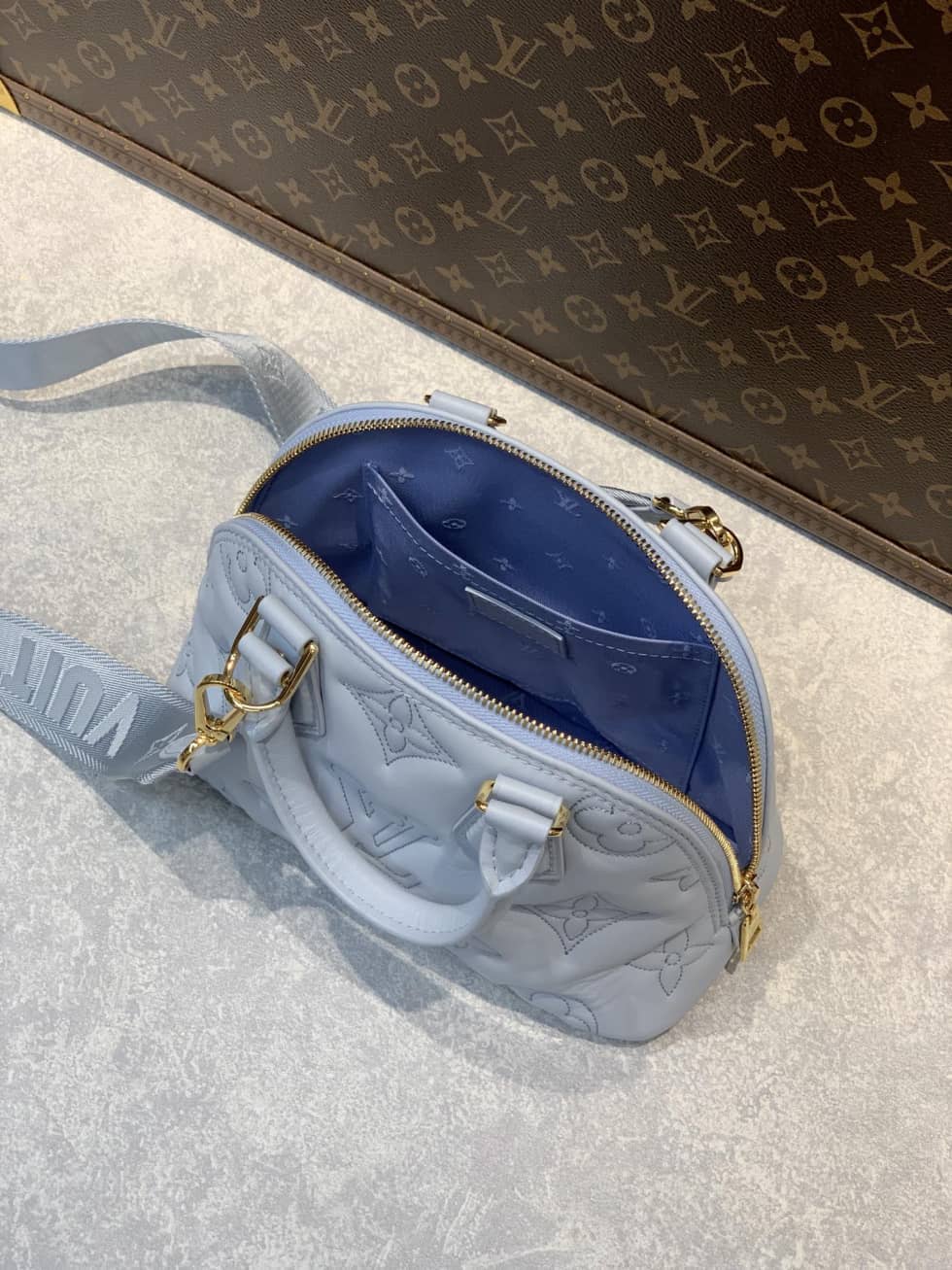 Louis Vuitton Alma BB Glacier Blue M59822 Replica Crossbody Bag