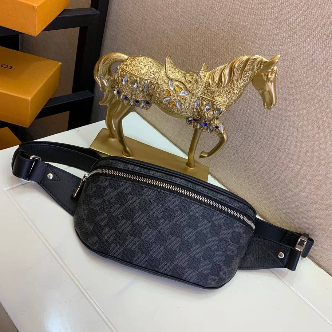 Louis Vuitton Damier Campus Graphite PVC Body Replica Bumbag N40362