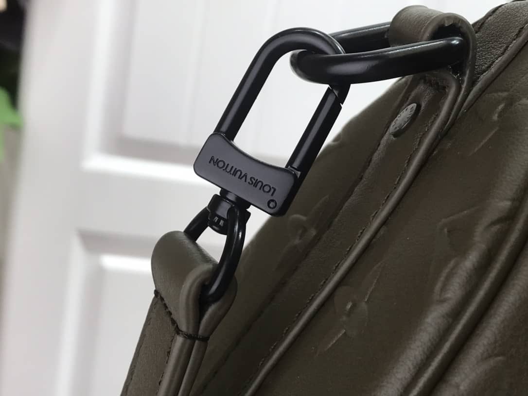 Louis Vuitton Keepall XS Monogram Seal Cowhide Leather Bag Replica Green M57960