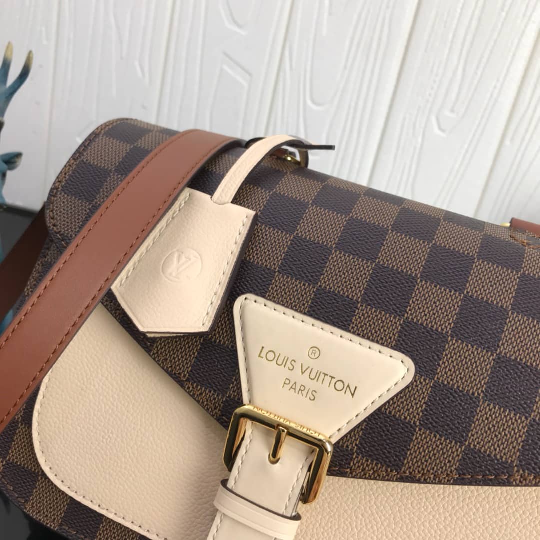 Louis Vuitton Damier Canvas Trendy Replica Crossbody Bag White N40146
