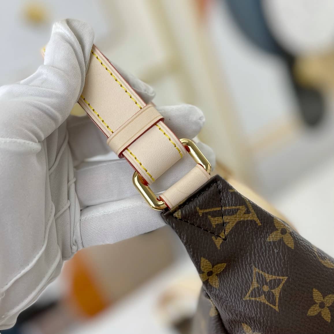 LV Bum Bag Dupe New Monogram  Brown M43644