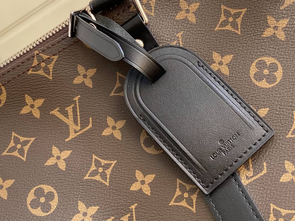 LV Duffle Bag Replica Monogram Keepall Bandouliere 45 Boston Bag Brown M41418