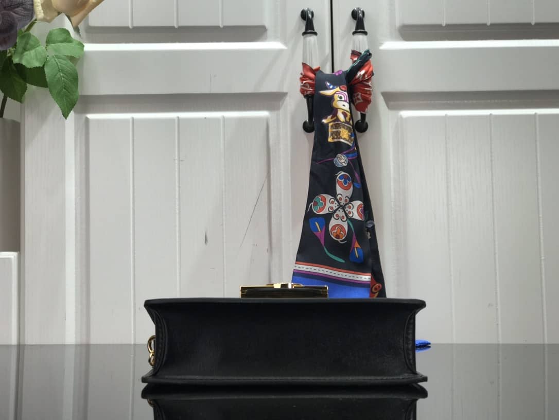 Louis Vuitton Since 1854 Dauphine Chain Replica Wallet Black M69992