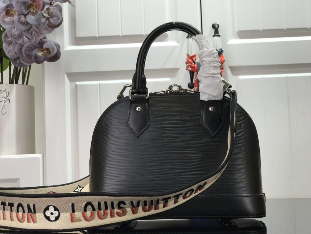 Louis Vuitton Alma PM Hand Bag Replica Black M40302