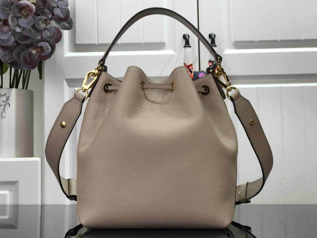 Louis Vuitton Lockme Replica Bucket Bag Gray M57688