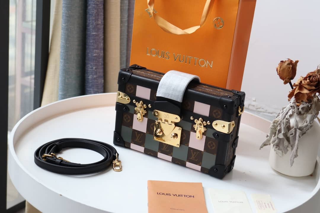 Louis Vuitton Petite Malle Monogram Canvas Replica Bag Green M40273