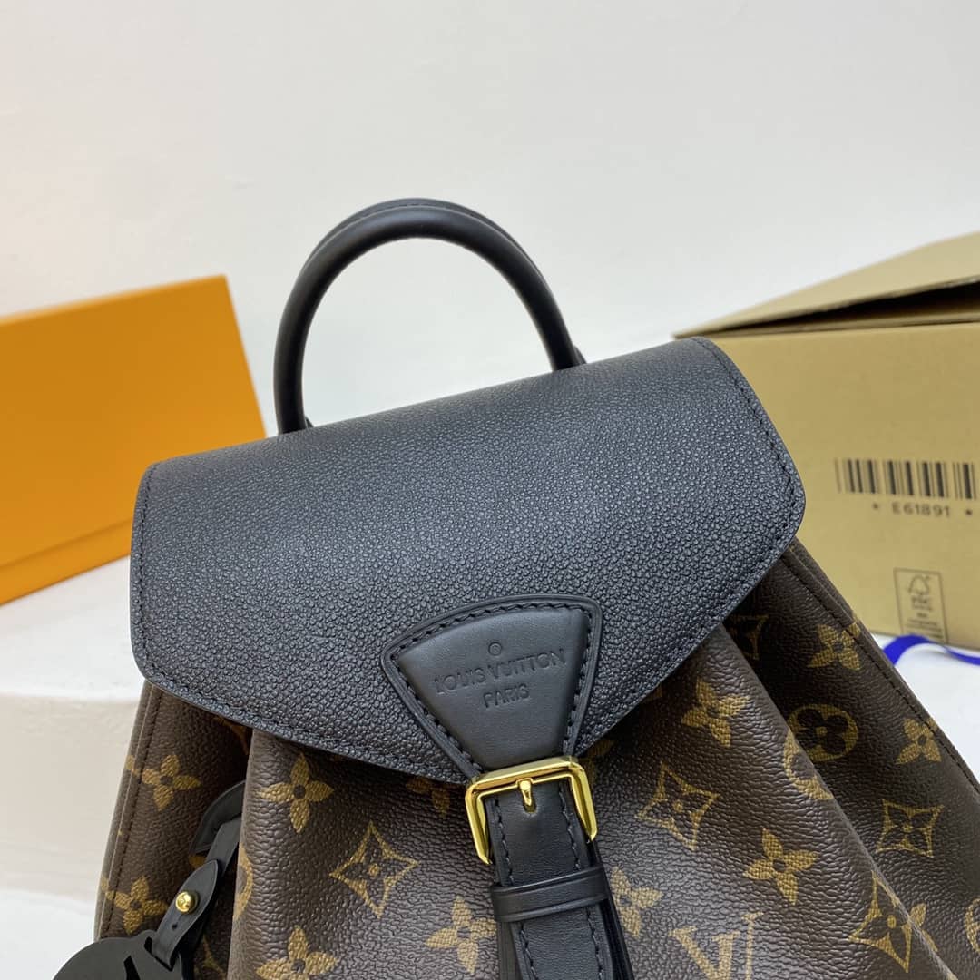 Louis Vuitton Monogram Canvas Montsouris BB Replica Bag M45516 Black
