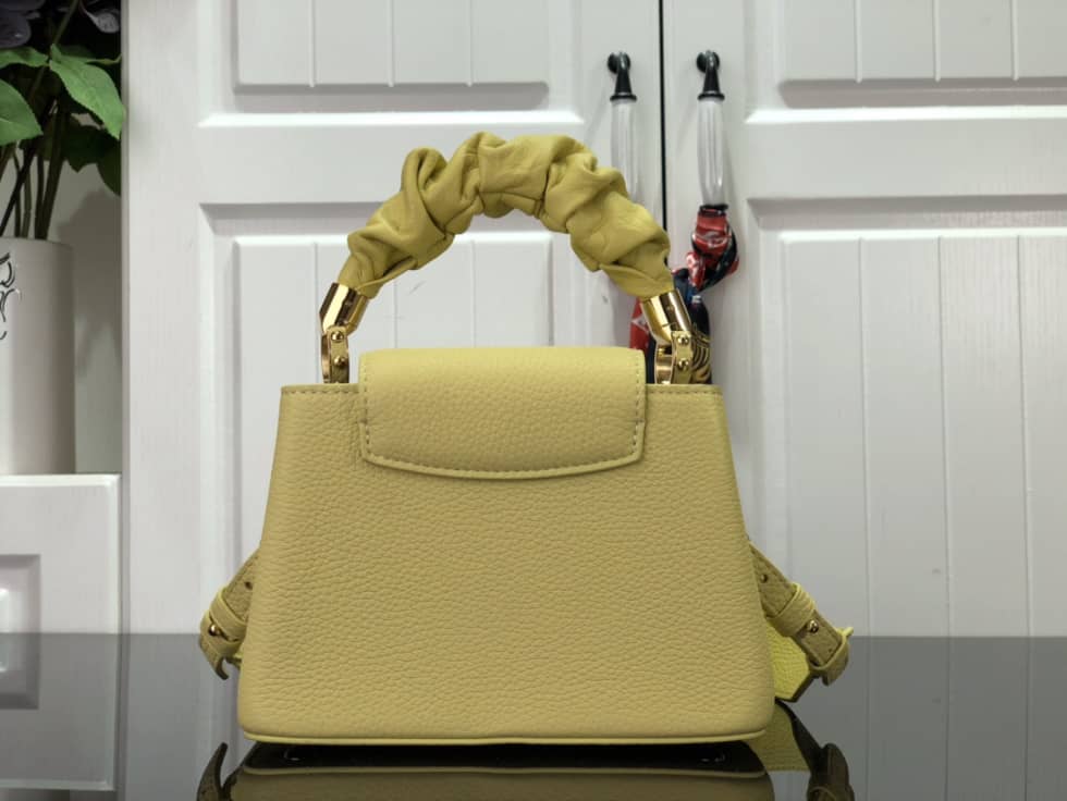 Louis Vuitton Capucines Mini Yellow M58586 Replica Shoulder Bag
