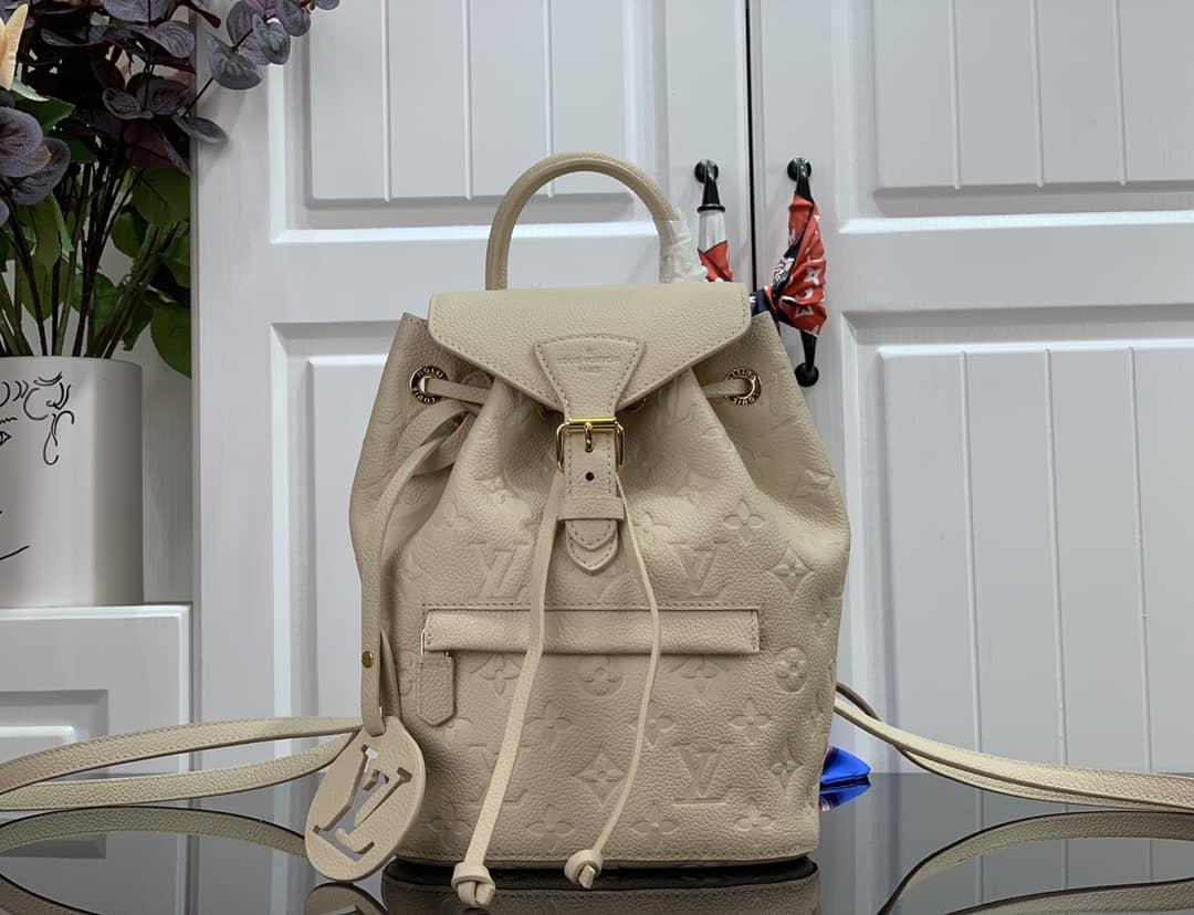 Louis Vuitton Empreinte Montsouris White M45639 Replica Backpack