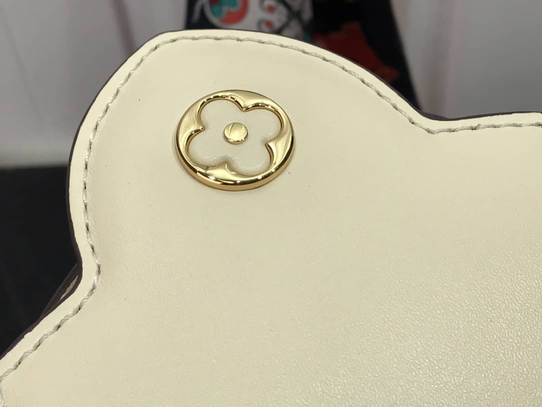 Louis Vuitton Capucines BB Cutout Leather Bag Replica Beige M57228