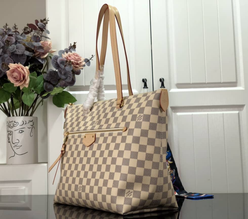 Louis Vuitton Damier Azur Canvas Lena MM Replica Handbag N44040