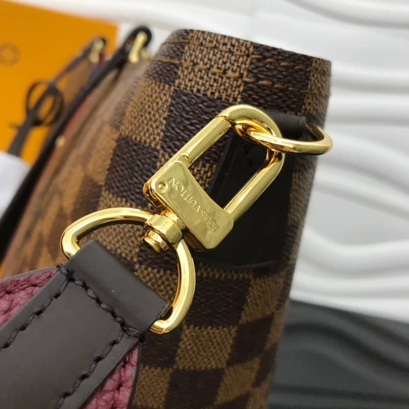 Louis Vuitton Jersey Damier Ebene Canvas Magnolia Bag Replica Purple N44041