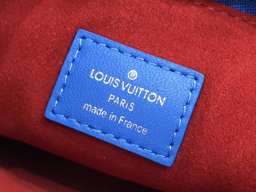 Louis Vuitton Embossed Lambskin Coussin PM Replica Bag Blue M58628