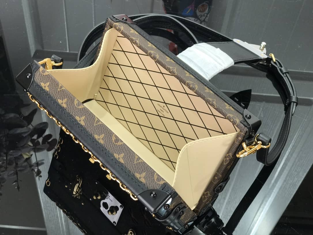 Louis Vuitton Petite Malle Monogram Canvas Replica Bag M45554