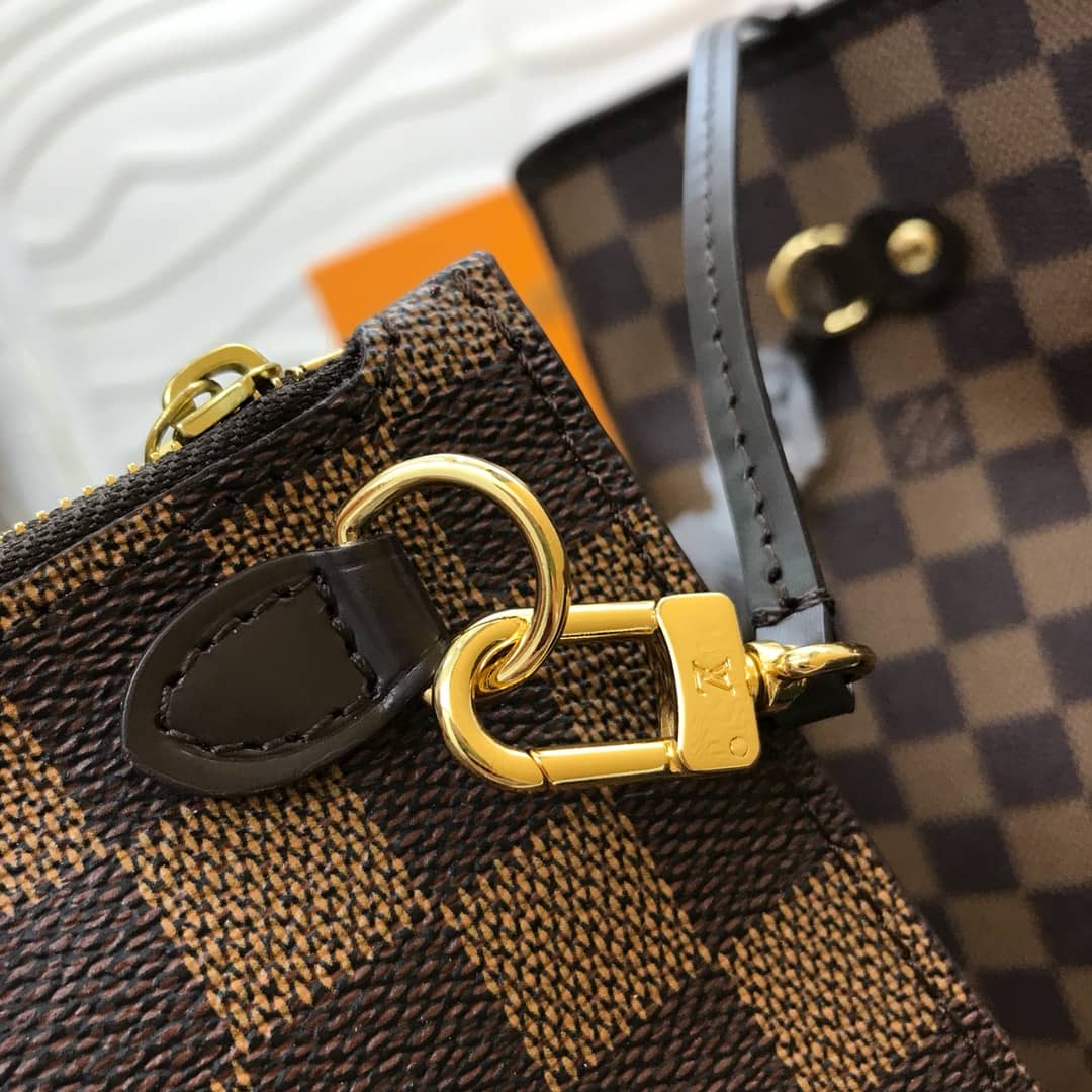 Louis Vuitton Neverfull MM Damier Ebene Bag Replica Red N40995
