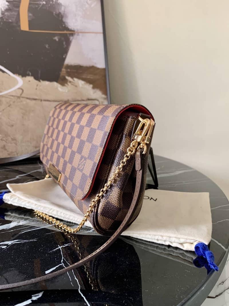 Louis Vuitton Damier Favorite PM Replica Shoulder Bag N41276