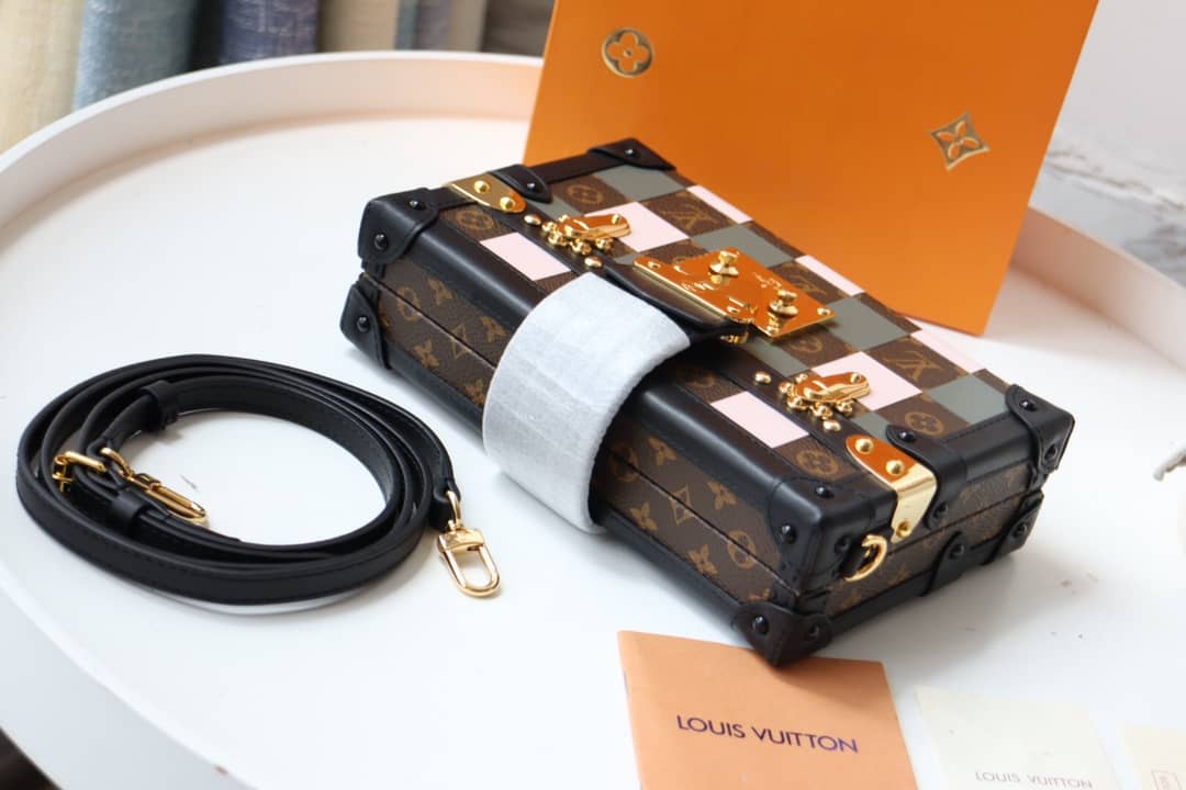 Louis Vuitton Petite Malle Monogram Canvas Replica Bag Green M40273