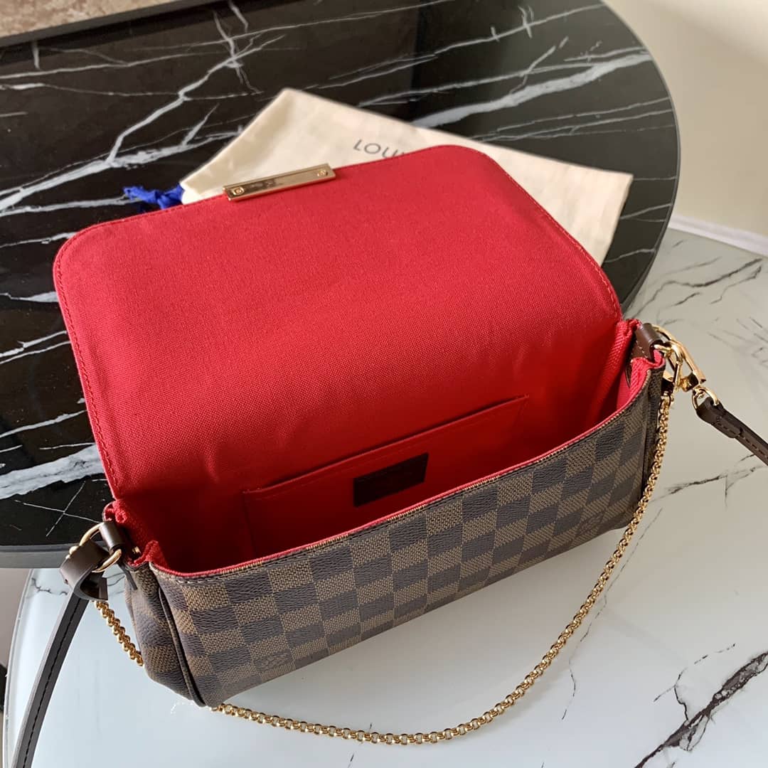 Louis Vuitton Damier Favorite PM Replica Shoulder Bag N41276