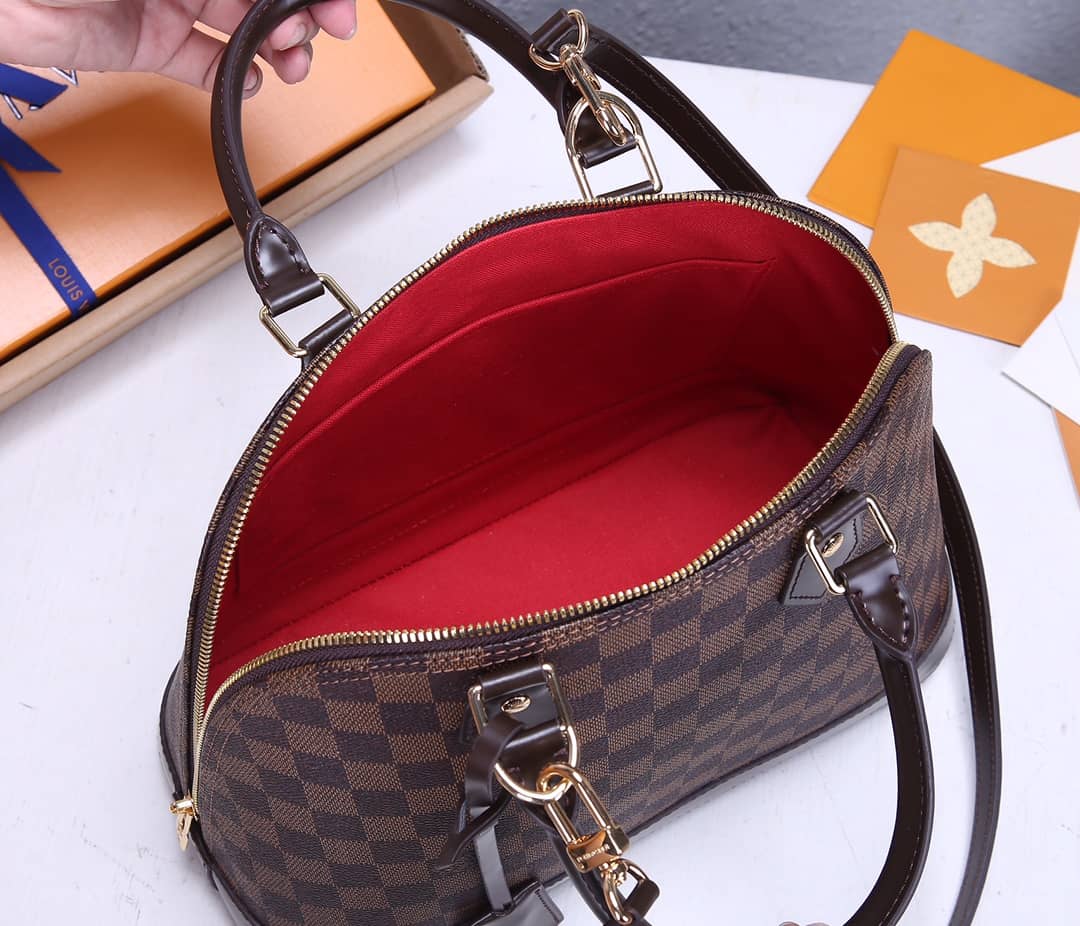 Louis Vuitton Alma PM Damier Ebene Canvas Replica Tote N53151