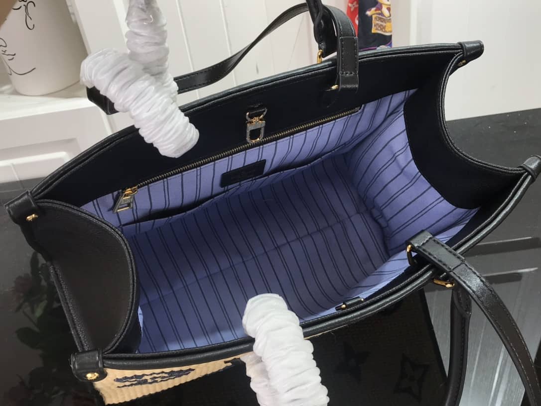 Louis Vuitton Monogram OnTheGo MM Bag Replica Yellow M57723
