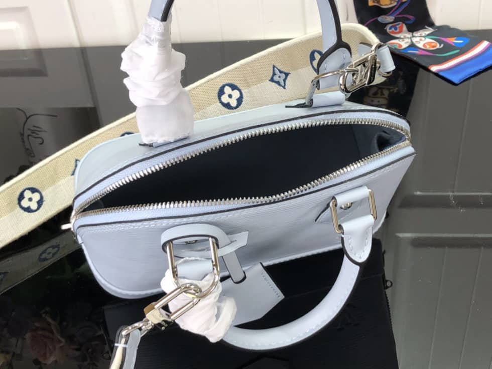 Louis Vuitton Alma BB Epi Leather Blue M59345 Replica Shoulder Bag